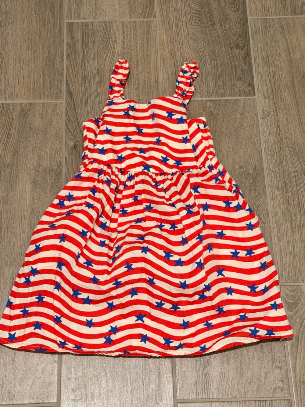 Cat & Jack Red, White & Blue Star Stripe Sundress